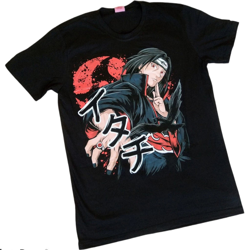 Camiseta Itachi Uchiha Naruto Shippuden