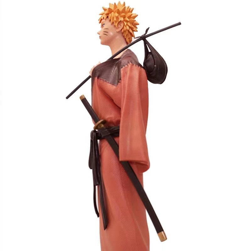 Estátua do Naruto Uzumaki e Sasuke de 30cm