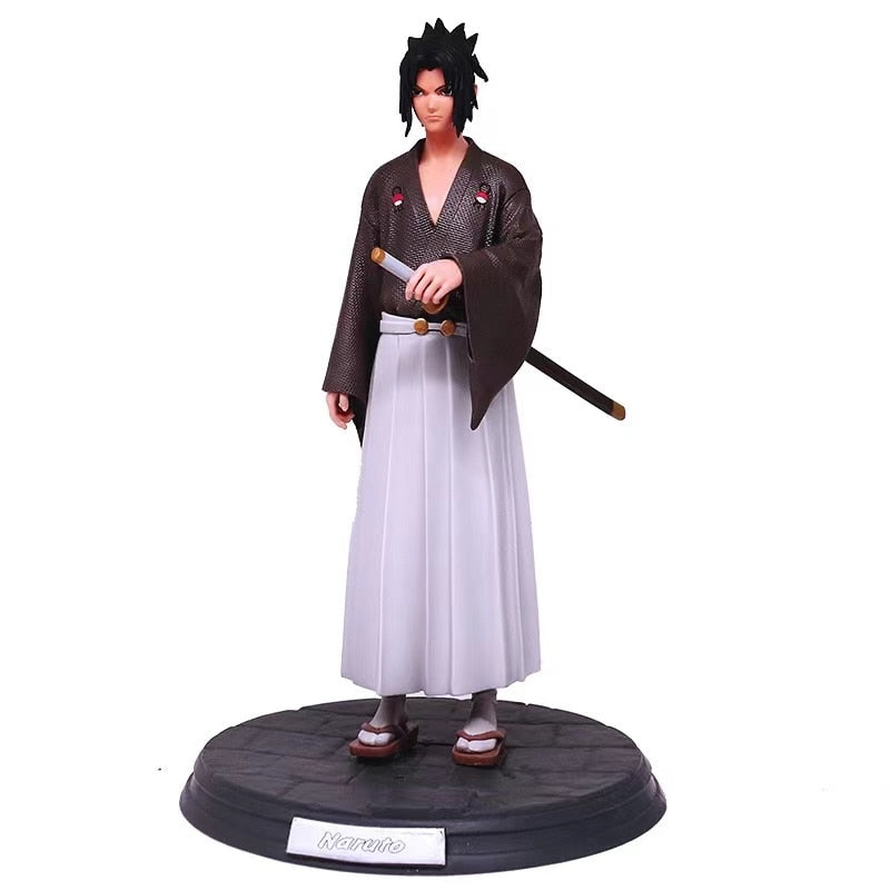 Estátua do Naruto Uzumaki e Sasuke de 30cm