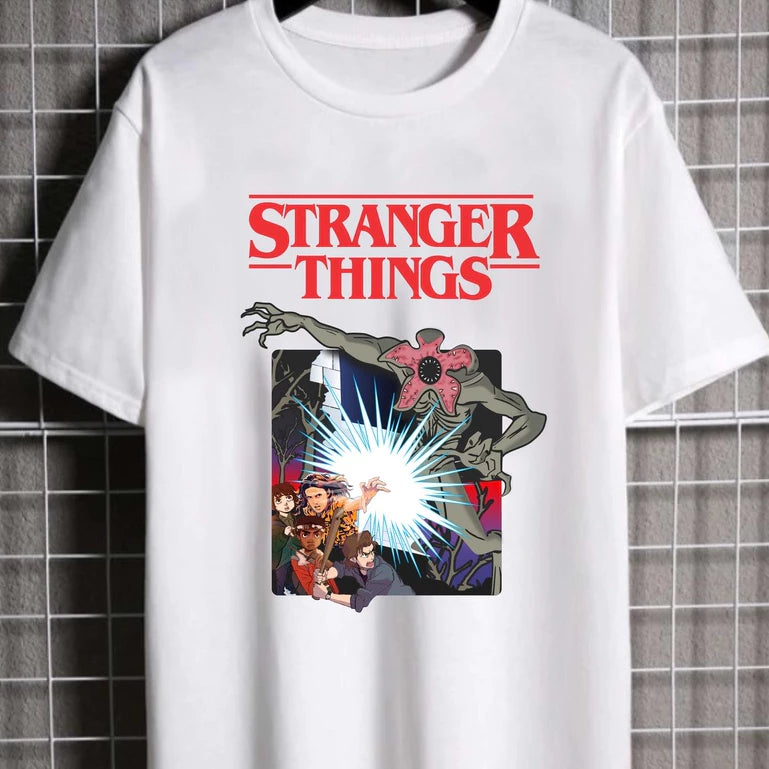 Camiseta Stranger Things Demogorgon Unissex e Babylook
