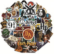 50 pçs filme clássico Harry Potter adesivo anime à prova d'água para telefone e laptop